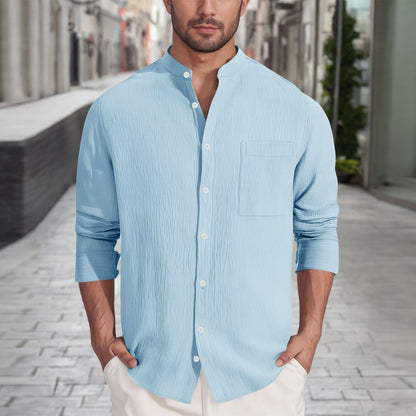 Herren Hemd Modern mit Struktur Optik Trendy