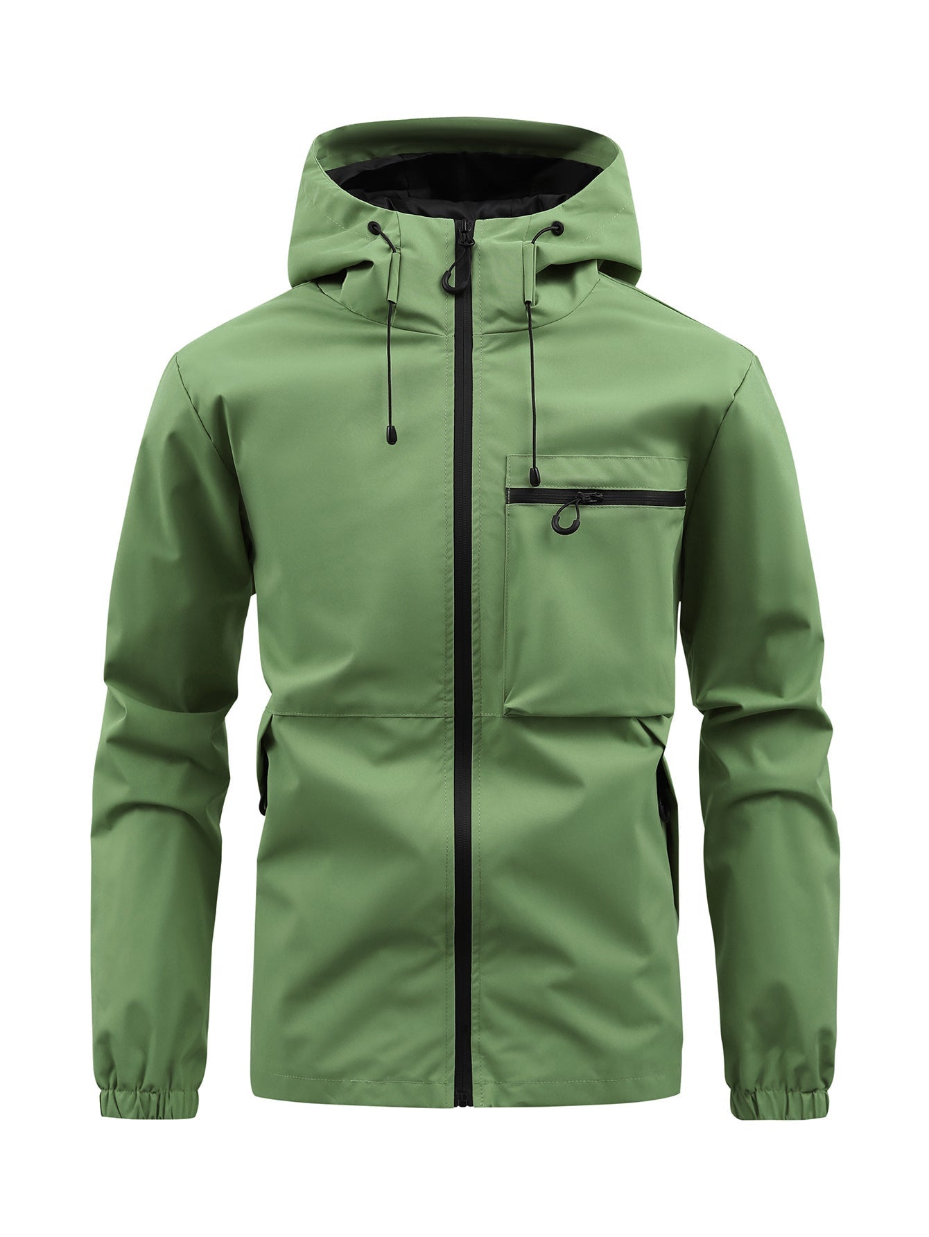 Herren Regenjacke Wasserdicht Atmungsaktiv Modern