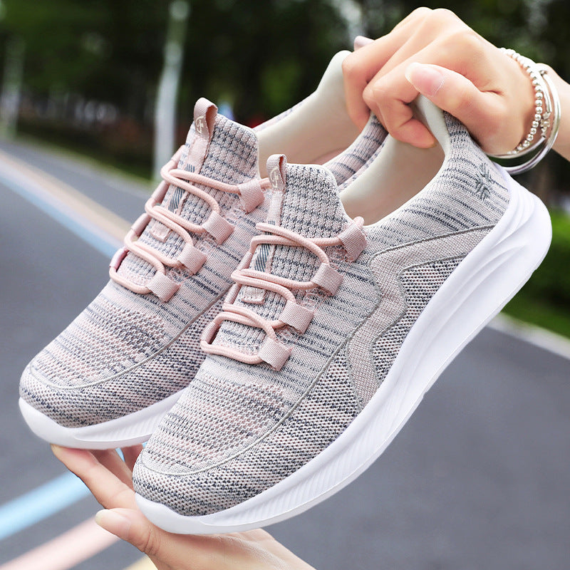 Damen Sportsneakers Atmungsaktiv Elastisch Laufschuhe