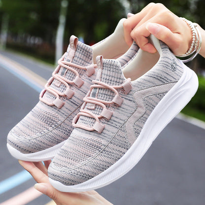 Damen Sportsneakers Atmungsaktiv Elastisch Laufschuhe