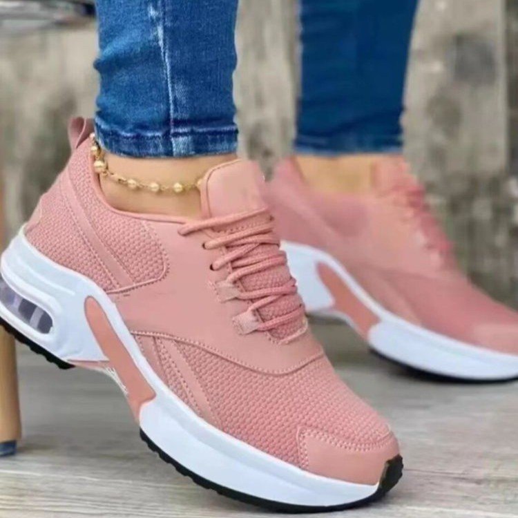 Damen Sneaker Sportlich Atmungsaktiv Mit Dämpfung