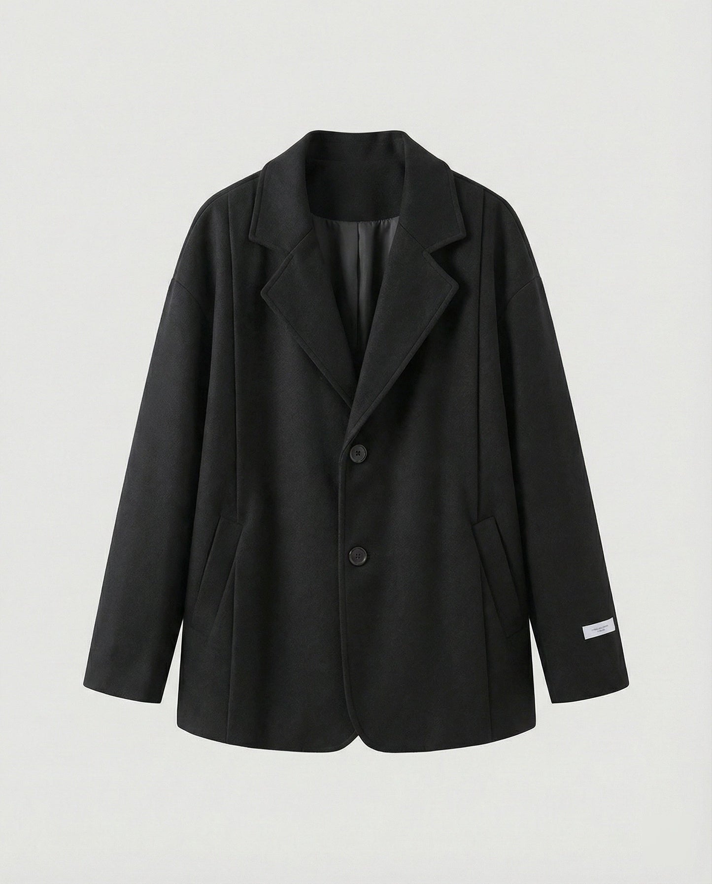 Klassischer Wollmantel Britischer Stil Herren Damen