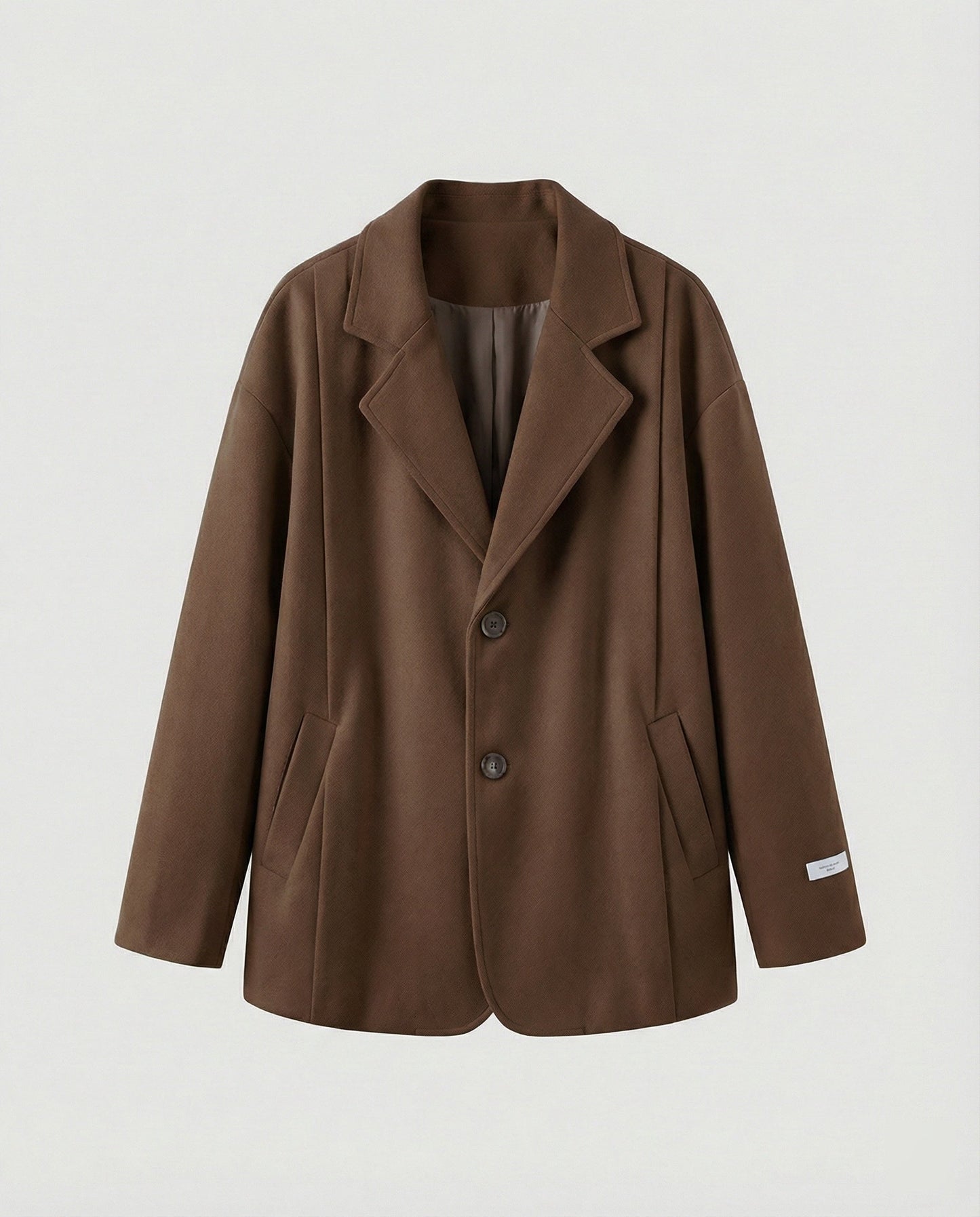 Klassischer Wollmantel Britischer Stil Herren Damen