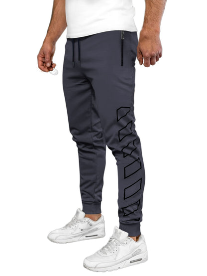 Herren Sporthose Funktionell Mit Reißverschlusstaschen Modern
