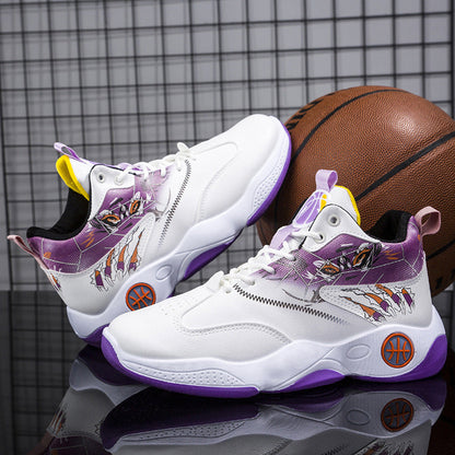 Damen Basketball Sneaker Sportlich Flexibel Mode