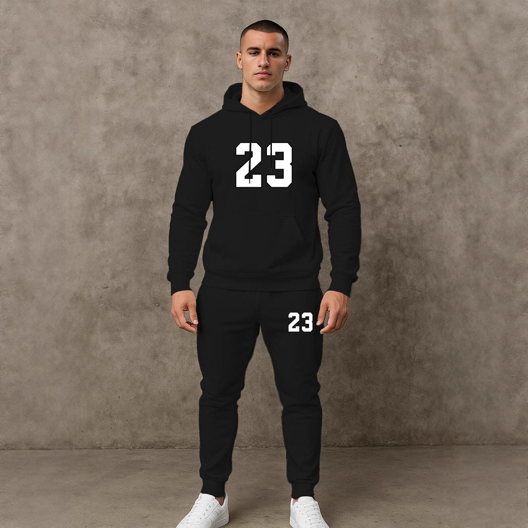 Herren Sportanzug Modern mit Grafikdesign Großstadt Style - BerlinGlamour