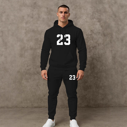 Herren Sportanzug Modern mit Grafikdesign Großstadt Style - BerlinGlamour