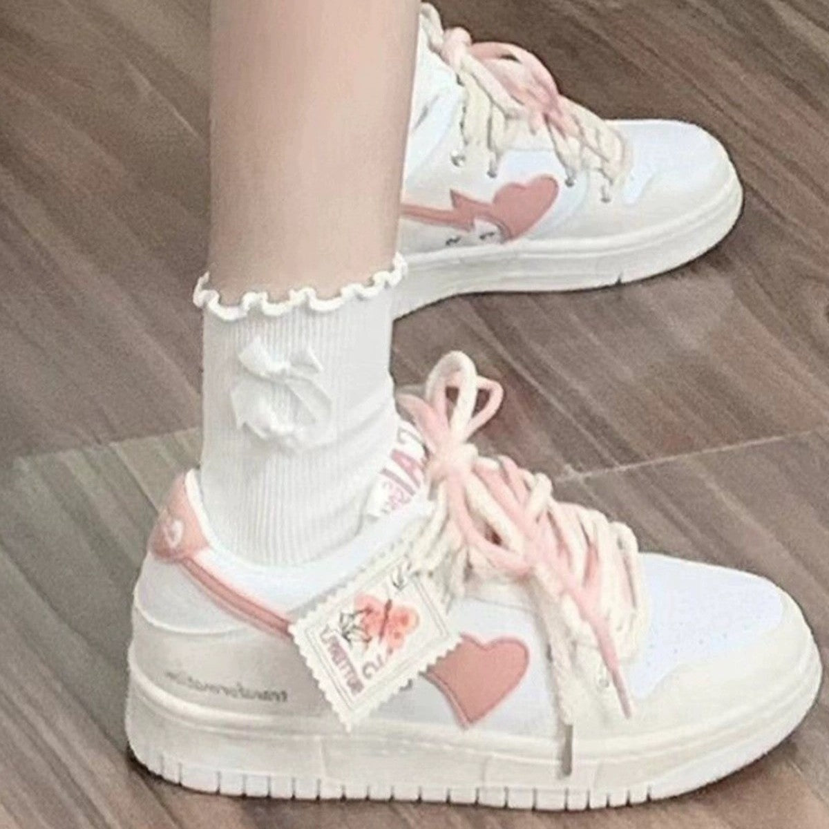 Damen Sneaker Hochwertig Modern Schnürung Sportlich