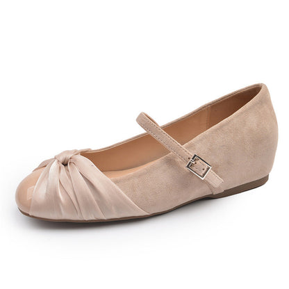 Damen Ballerinas Elegante Schleifen Detail