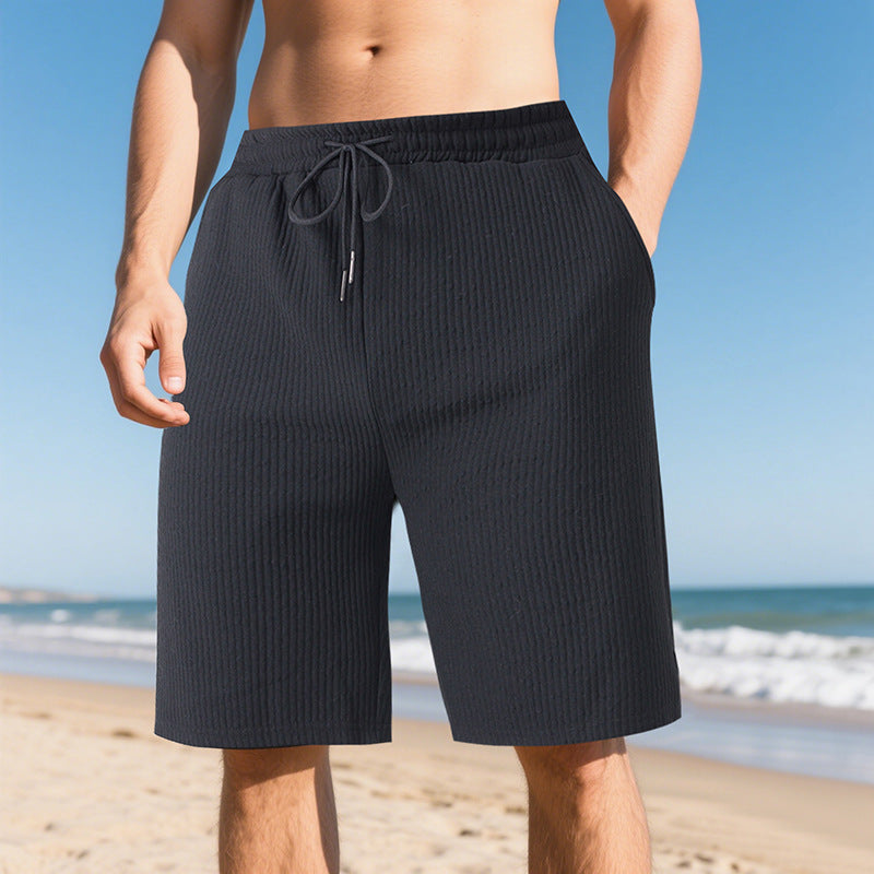 Herren Freizeithosen Elastisch Modern Mit Struktur