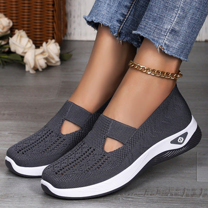 Damen Slipper Atmungsaktiv Elastisch Komfortabel