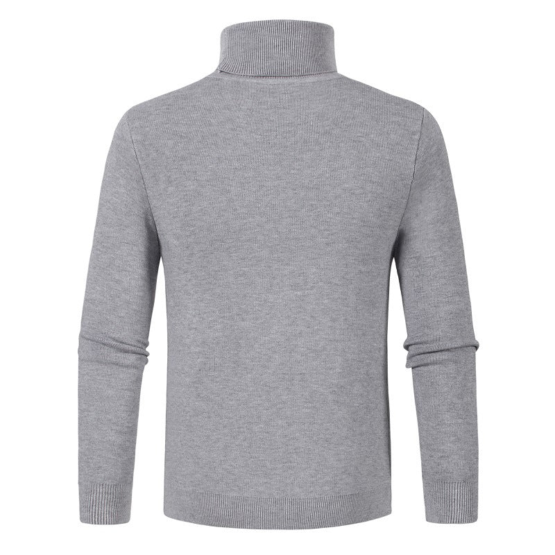 Herren Rollkragenpullover Weich Warm Modern
