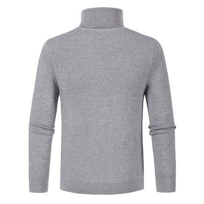 Herren Rollkragenpullover Weich Warm Modern