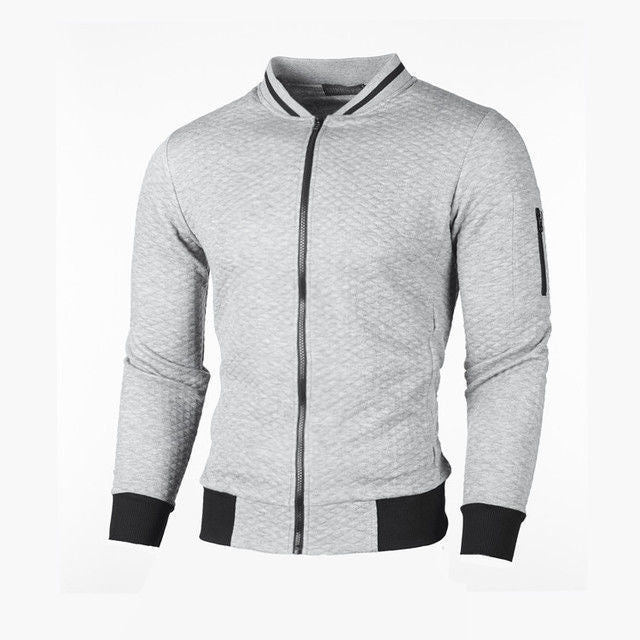 Herren Sweatjacke Sportlich Warm Reißverschluss Tasche