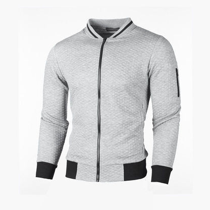 Herren Sweatjacke Sportlich Warm Reißverschluss Tasche