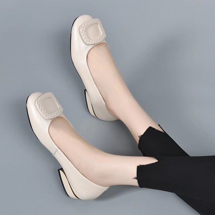 Damen Ballerinas Bequem Geflochtene Details Elegant