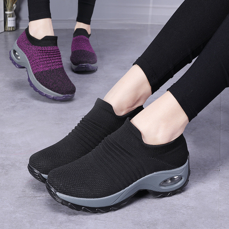 Damen Sneaker Bequem Atmungsaktiv Flexibel Sneaker Schuhe - BerlinGlamour