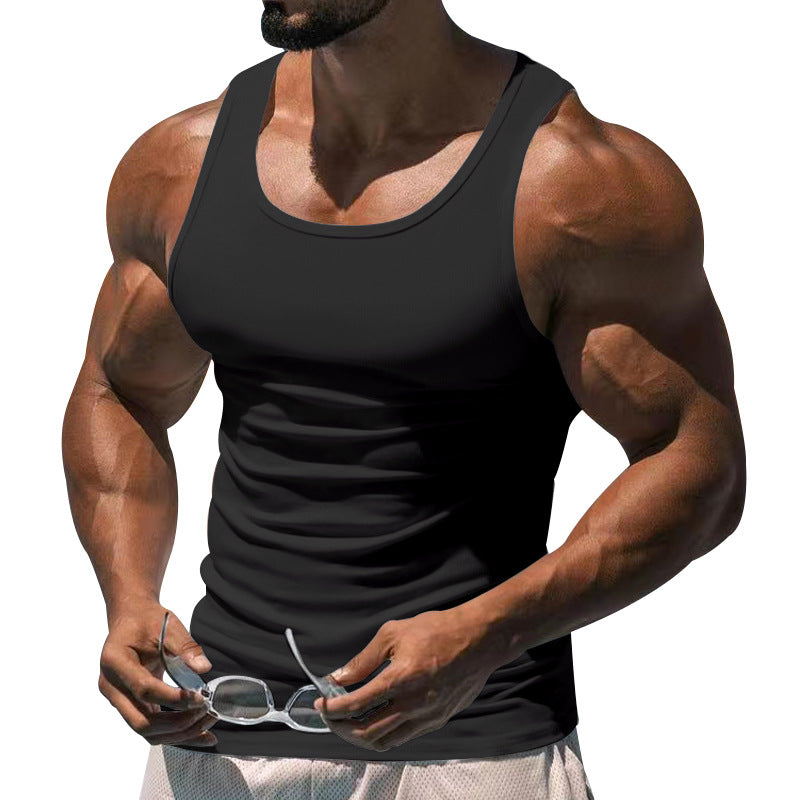 Herren Sport Tanktop atmungsaktiv Feuchtigkeitsregulierend Slim Fit