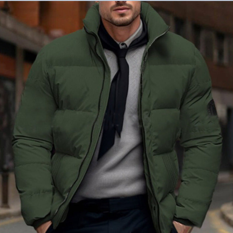 Herren Winterjacke Steppjacke Hochkragen Verstellbar Warm