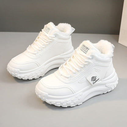 Damen Sneaker Warmfutter Rutschfest Modisch