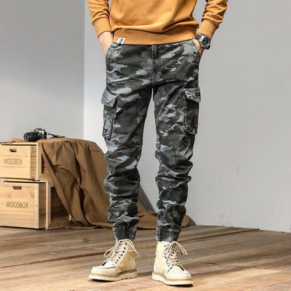 Herren Cargo-Hose Camouflage Praktisch Vieltaschen