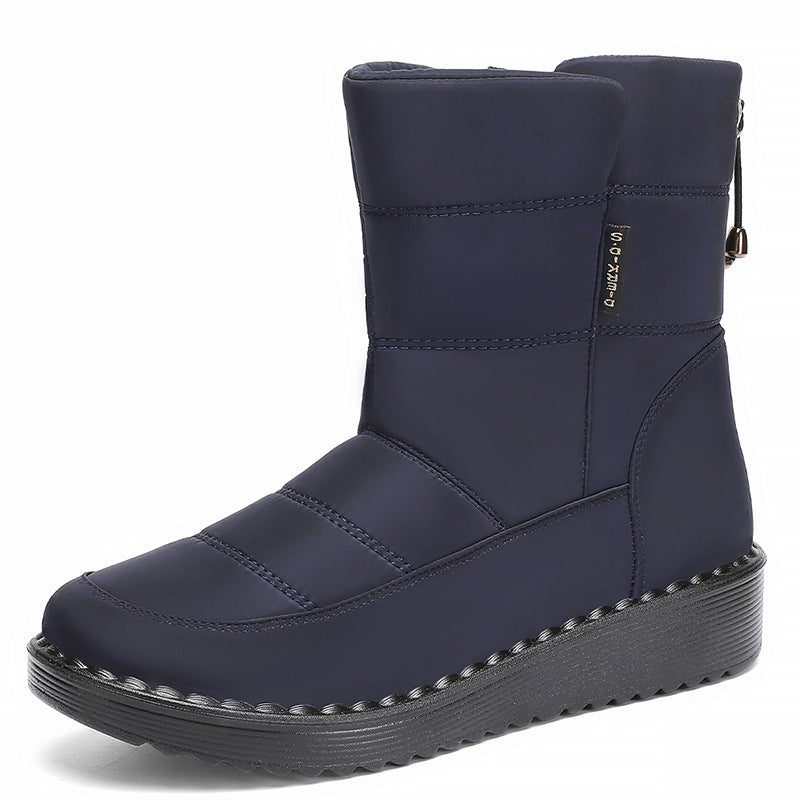 Damen Winterboots Warm Rutschfest Schnee Stiefel