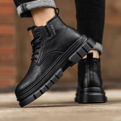 Damen Schnürboots Robust Rutschfest Wasserdicht Winterstiefel