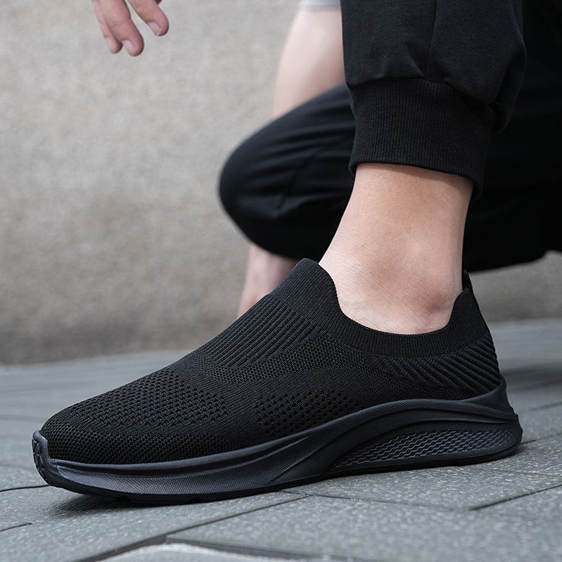 Damen Sneaker Bequem Atmungsaktive Laufschuhe Slip-On