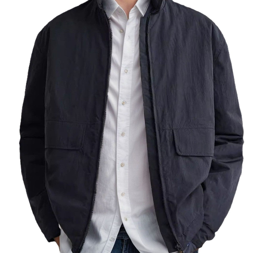 Herren Übergangsjacke Lässig mit Außentaschen Modern