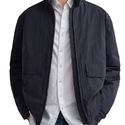 Herren Übergangsjacke Lässig mit Außentaschen Modern