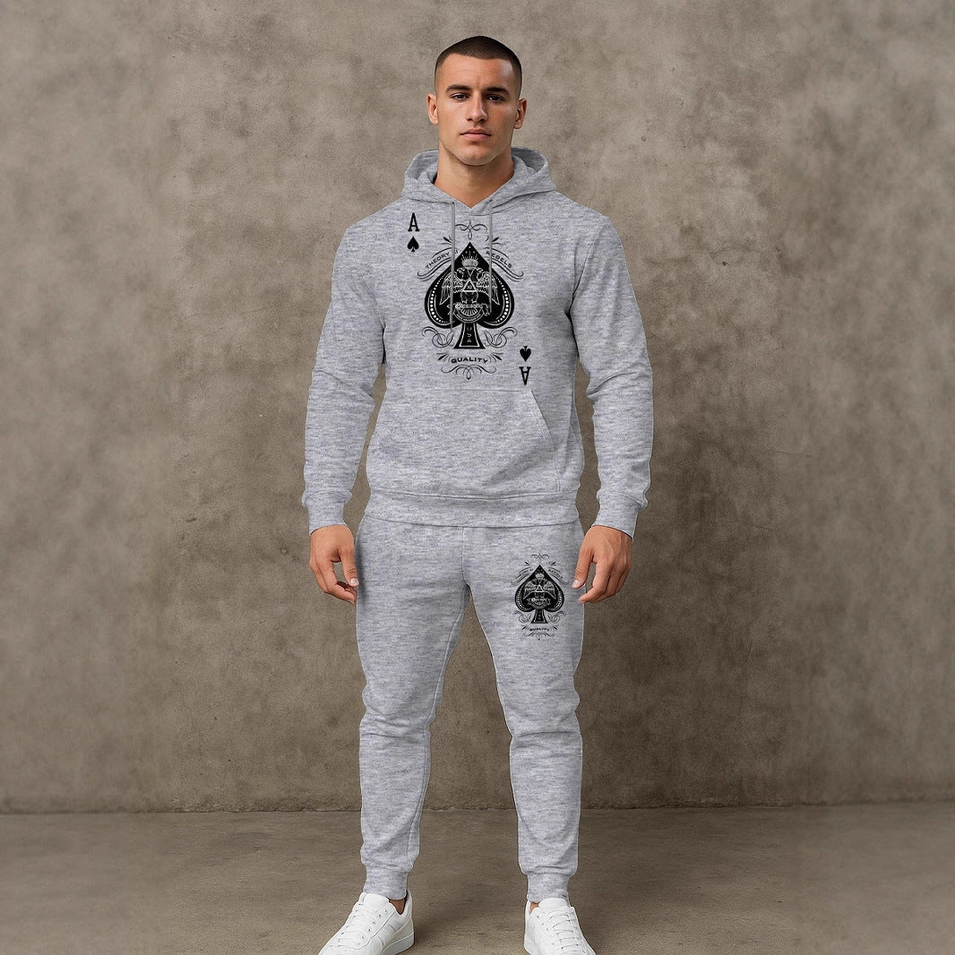 Herren Hoodie Sportlich mit Grafik-Design