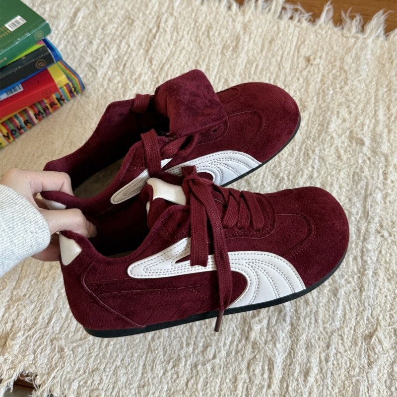 Damen Sneaker Sportlich Weich Geformt Laufschuhe