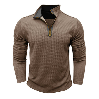 Herren Pullover Stehkragen Funktionsshirt Hochwertig