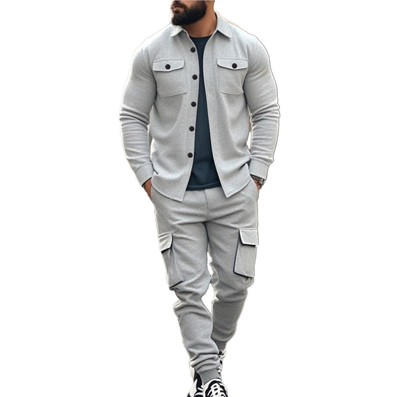 Herren Freizeit Set mit Taschen Modern Sportlich