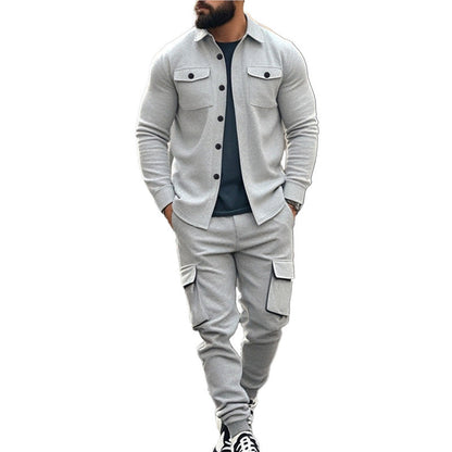 Herren Freizeit Set mit Taschen Modern Sportlich