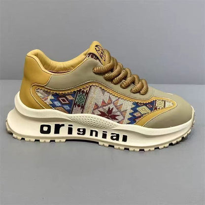 Damen Sneaker Bequem Stilvoll mit Weicher Sohle