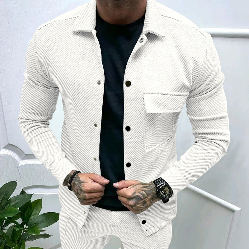 Herren Jacke Modern mit Praktischen Taschen Trendy