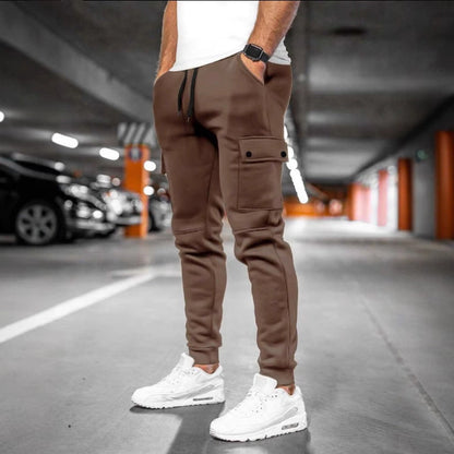 Herren Jogginghosen Cargo Bequem Schwarz