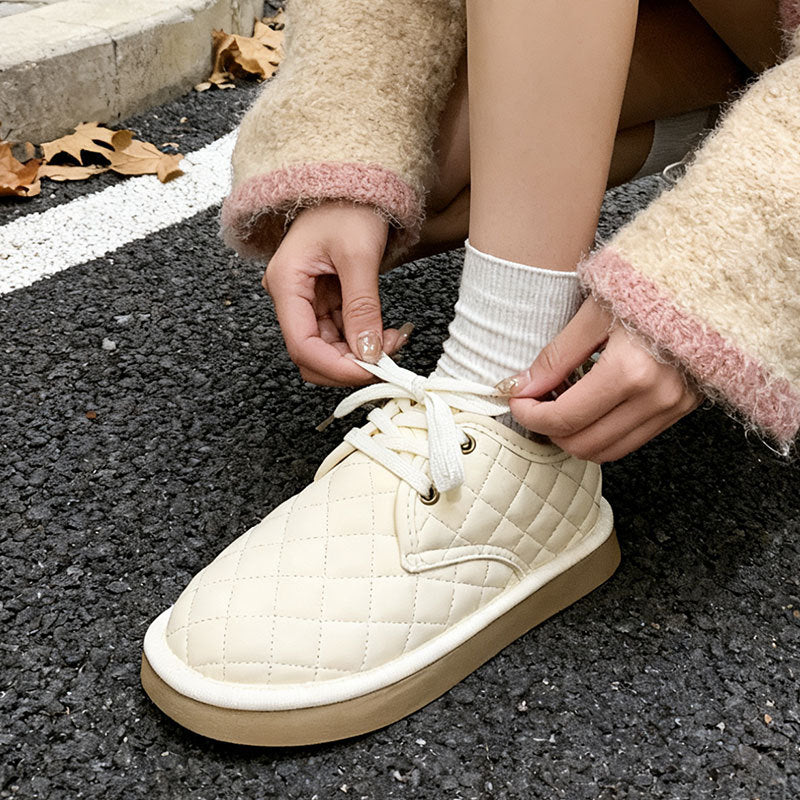 Damen Sneaker Bequem Isoliert Gesteppt Winter