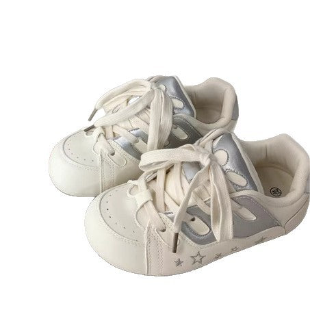 Damen Sneaker Trendsport Schuhe Sternen Design