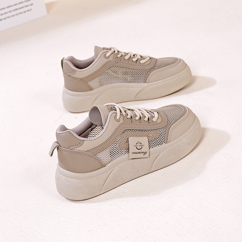Damen Sneaker atmungsaktiv Komfort Sohle Schuhe Sport
