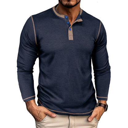 Herren Langarmshirt Modern Gestreift Berlin Style - BerlinGlamour