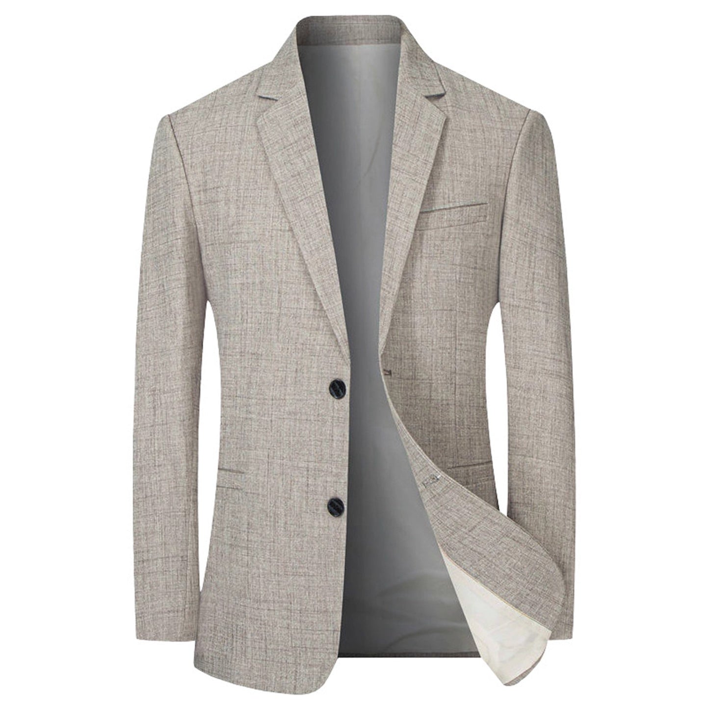 Herren Anzugblazer Modern Strukturiert SlimFit