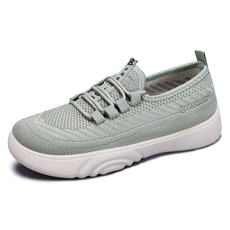Damen Sneaker Leicht Bequem Freizeitschuhe Elastisch