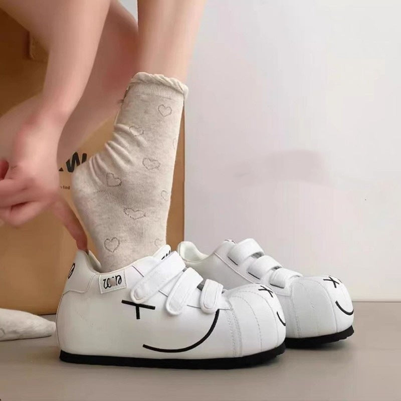 Damen Clogs Bequem Klettverschluss Modern Design