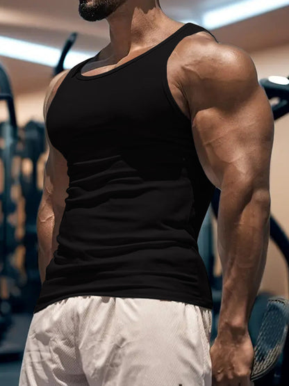 Herren Tanktop Sportlich Atmungsaktiv Funktionsshirt