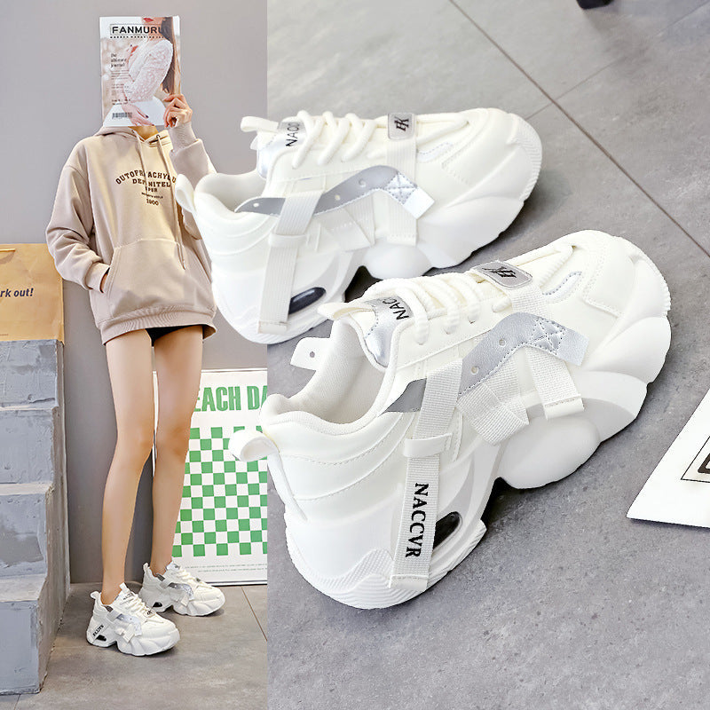 Damen Sneaker Chunky Bequem Gepolstert Sportlich