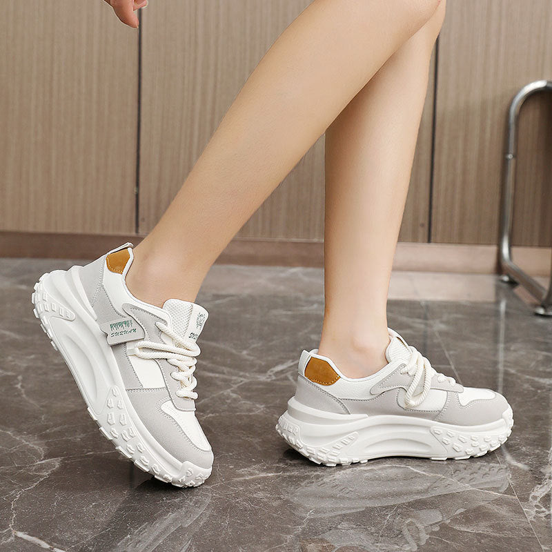Damen Sneaker Chunky atmungsaktiv Mesh Sportlich Mode