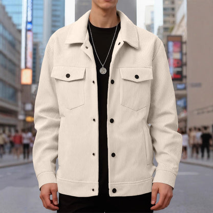 Herren Steppjacke Mit Taschen Praktisch Modern - BerlinGlamour