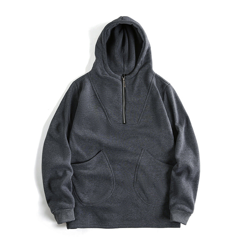 Herren Kapuzenpullover Modern Komfortabel Reißverschluss